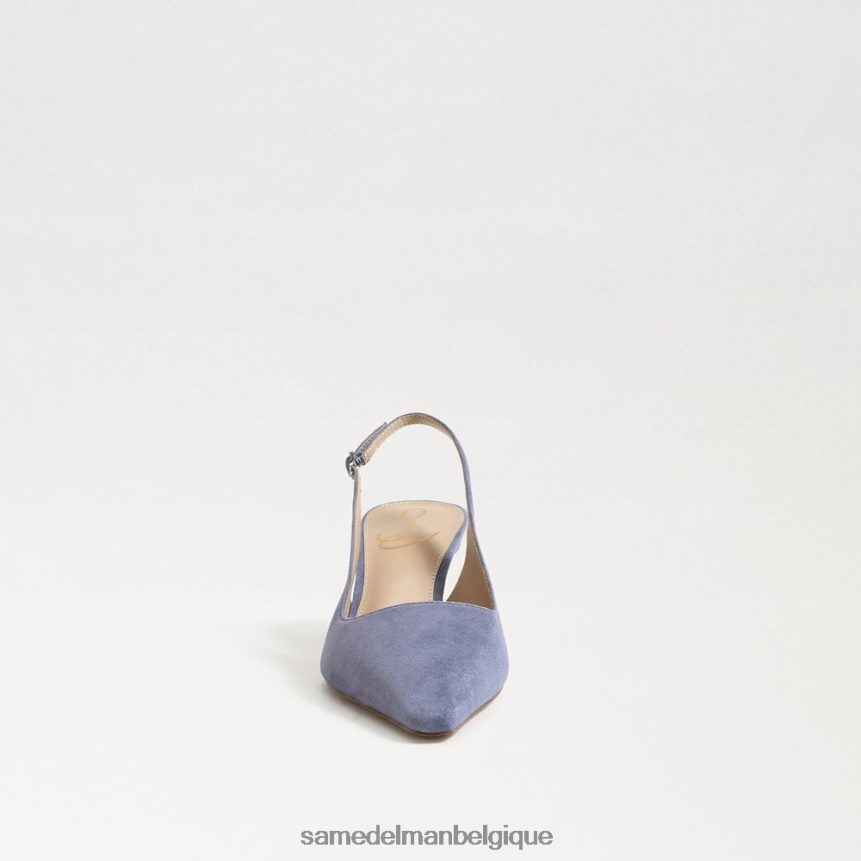 escarpin à bride arrière bianka Sam Edelman femmes daim violet poussiéreux JZ0XZ096 chaussure