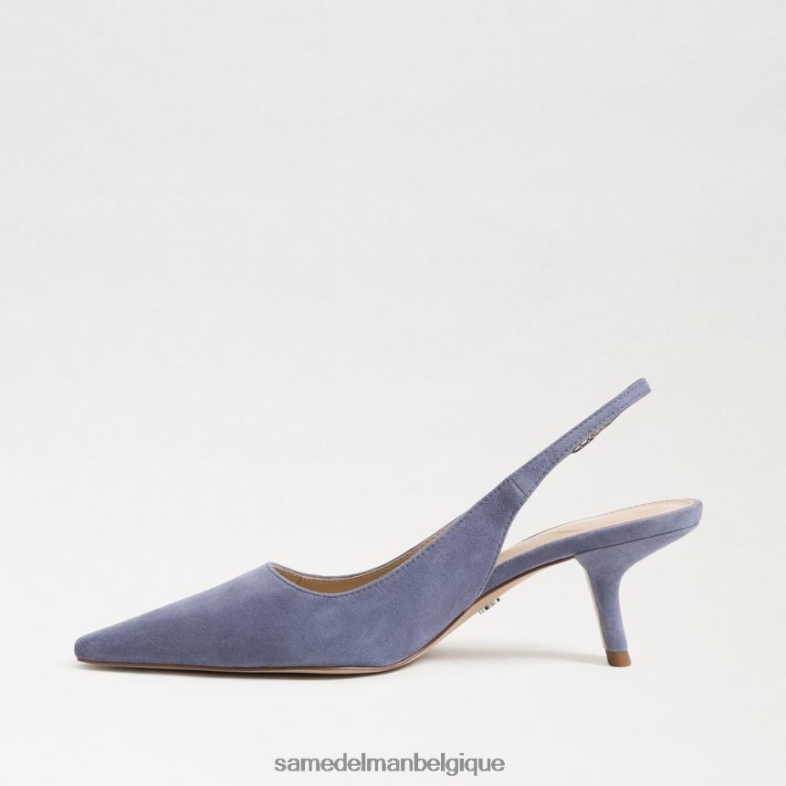 escarpin à bride arrière bianka Sam Edelman femmes daim violet poussiéreux JZ0XZ096 chaussure
