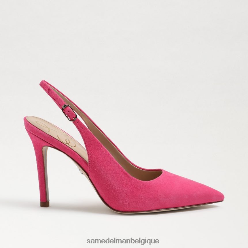 escarpin à bride arrière noisette Sam Edelman femmes Delila rose JZ0XZ0667 chaussure