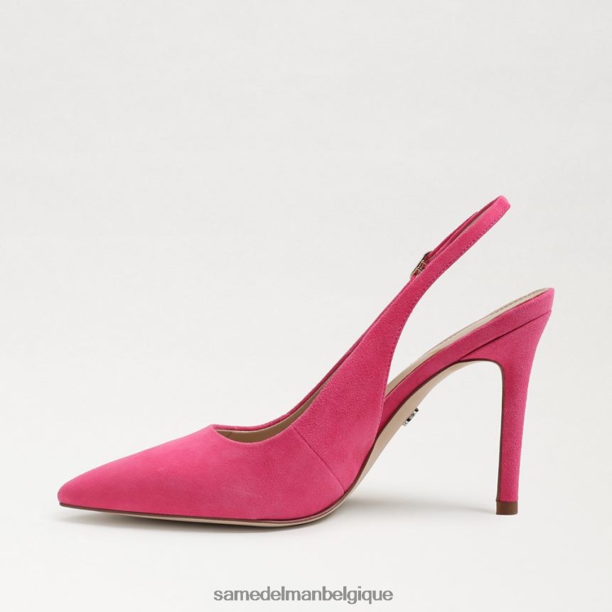 escarpin à bride arrière noisette Sam Edelman femmes Delila rose JZ0XZ0667 chaussure