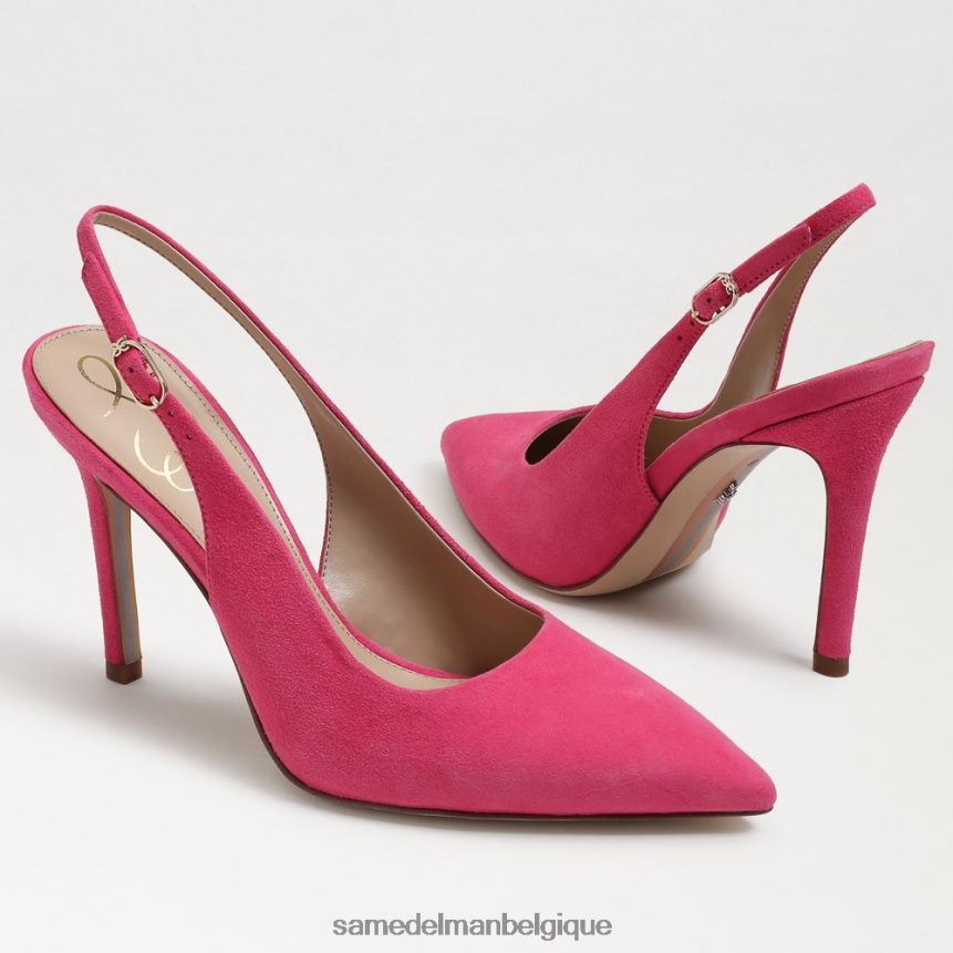 escarpin à bride arrière noisette Sam Edelman femmes Delila rose JZ0XZ0667 chaussure