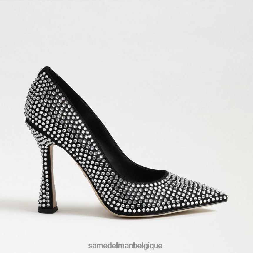 escarpin à paillettes Antonia Sam Edelman femmes Suède noir JZ0XZ0863 chaussure