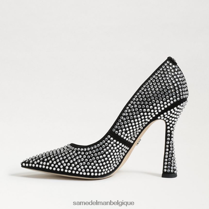 escarpin à paillettes Antonia Sam Edelman femmes Suède noir JZ0XZ0863 chaussure