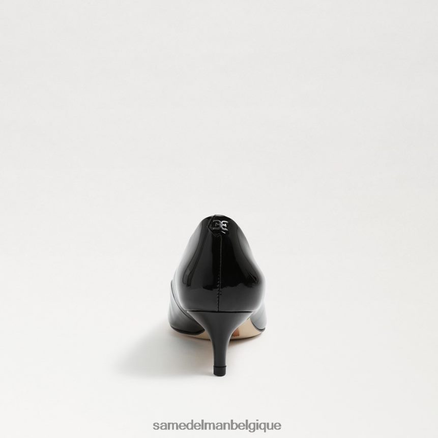 escarpin à talon chaton dori Sam Edelman femmes vernis noir JZ0XZ0544 chaussure