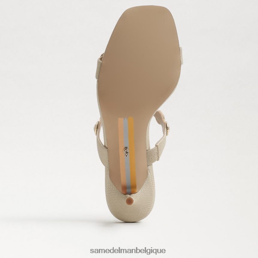 mule palma à petit talon Sam Edelman femmes crème de banane JZ0XZ0493 chaussure