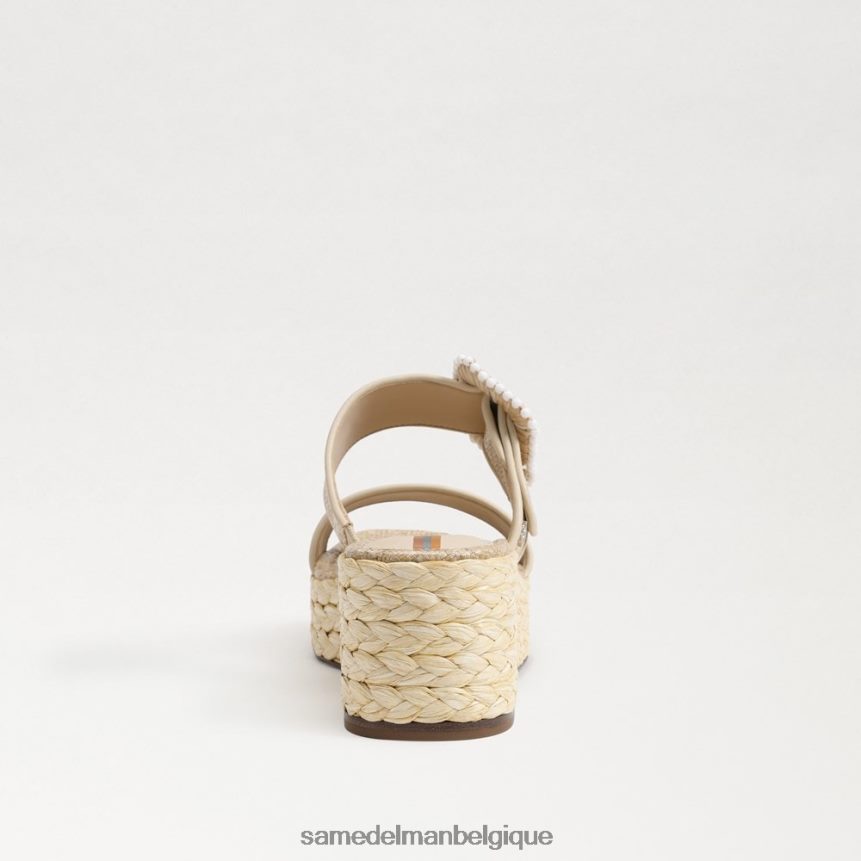 sandale compensée espadrille Chase Sam Edelman femmes coquille d'oeuf JZ0XZ0200 chaussure