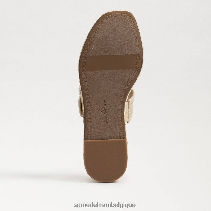 sandale compensée espadrille Chase Sam Edelman femmes coquille d'oeuf JZ0XZ0200 chaussure