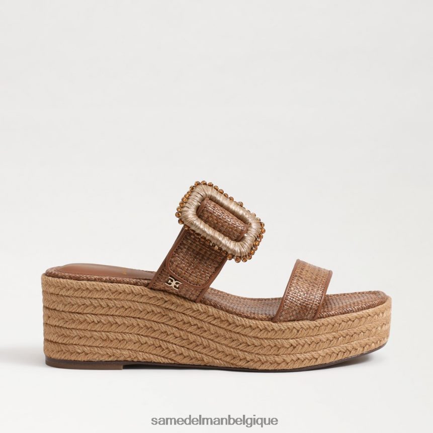 sandale compensée espadrille Chase Sam Edelman femmes cuoio JZ0XZ0199 chaussure