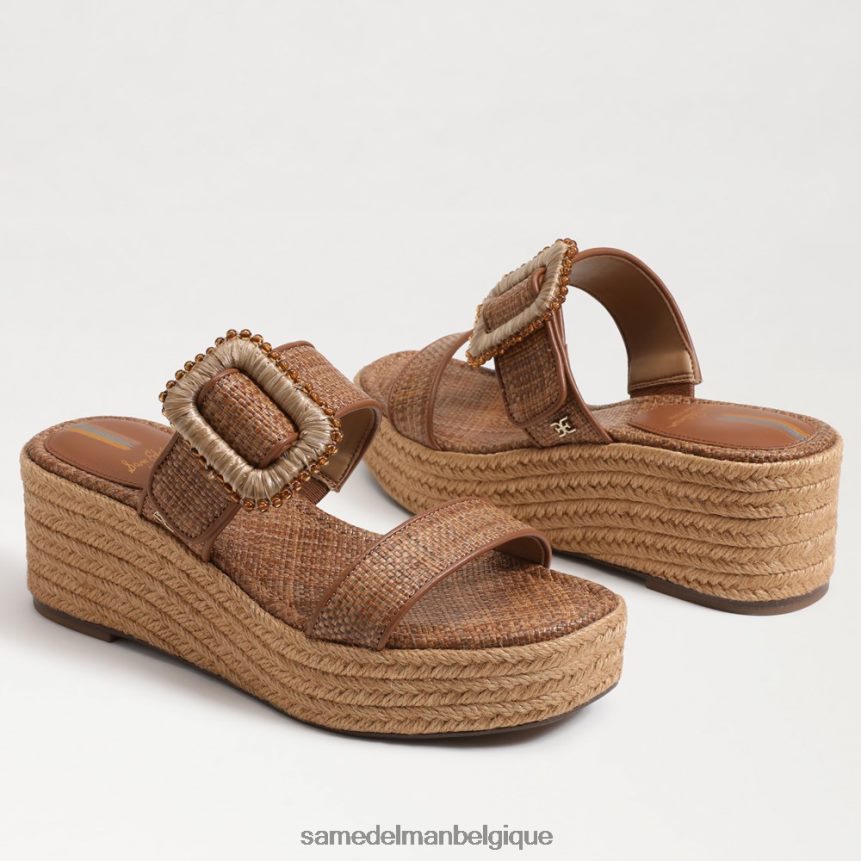 sandale compensée espadrille Chase Sam Edelman femmes cuoio JZ0XZ0199 chaussure