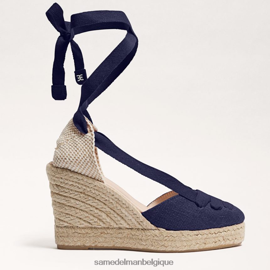 sandale compensée espadrille margherita Sam Edelman femmes marine JZ0XZ088 chaussure
