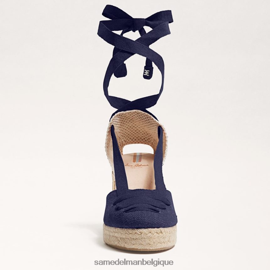 sandale compensée espadrille margherita Sam Edelman femmes marine JZ0XZ088 chaussure