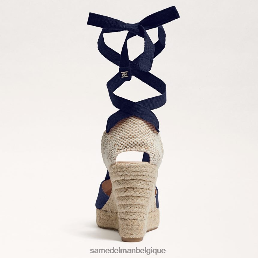 sandale compensée espadrille margherita Sam Edelman femmes marine JZ0XZ088 chaussure