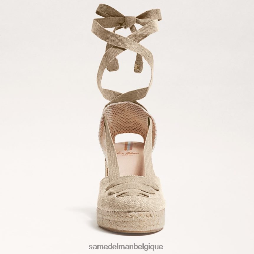sandale compensée espadrille margherita Sam Edelman femmes naturel JZ0XZ085 chaussure