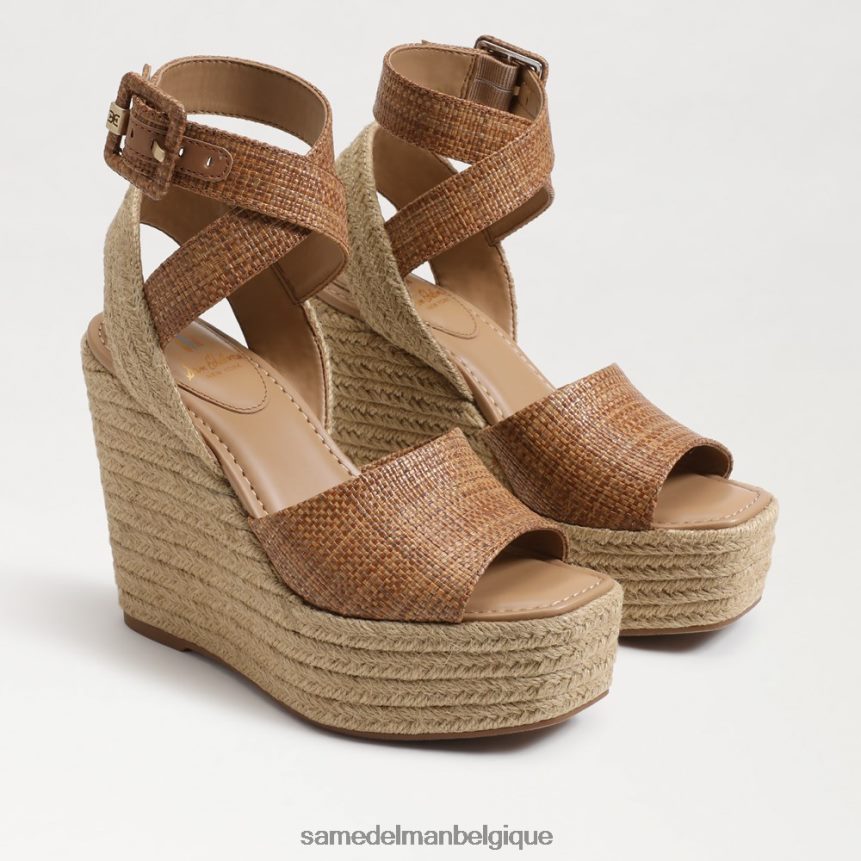 sandale compensée espadrille vada Sam Edelman femmes cuoio JZ0XZ0384 chaussure