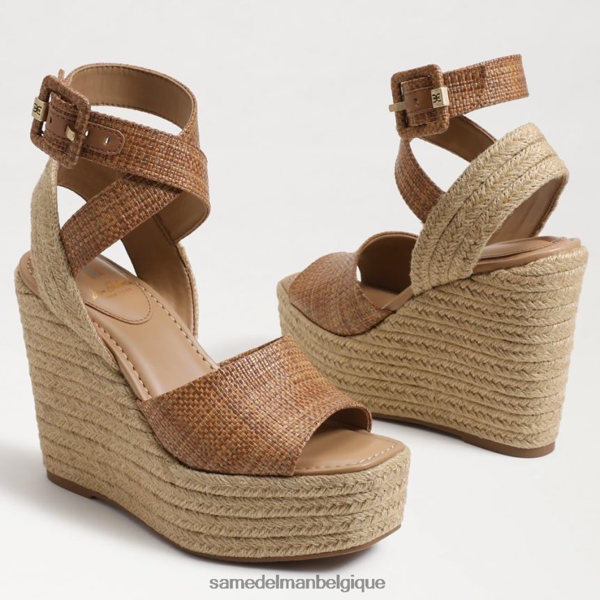 sandale compensée espadrille vada Sam Edelman femmes cuoio JZ0XZ0384 chaussure