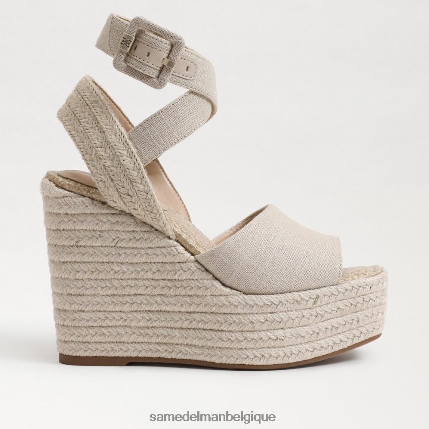 sandale compensée espadrille vada Sam Edelman femmes naturel JZ0XZ0382 chaussure