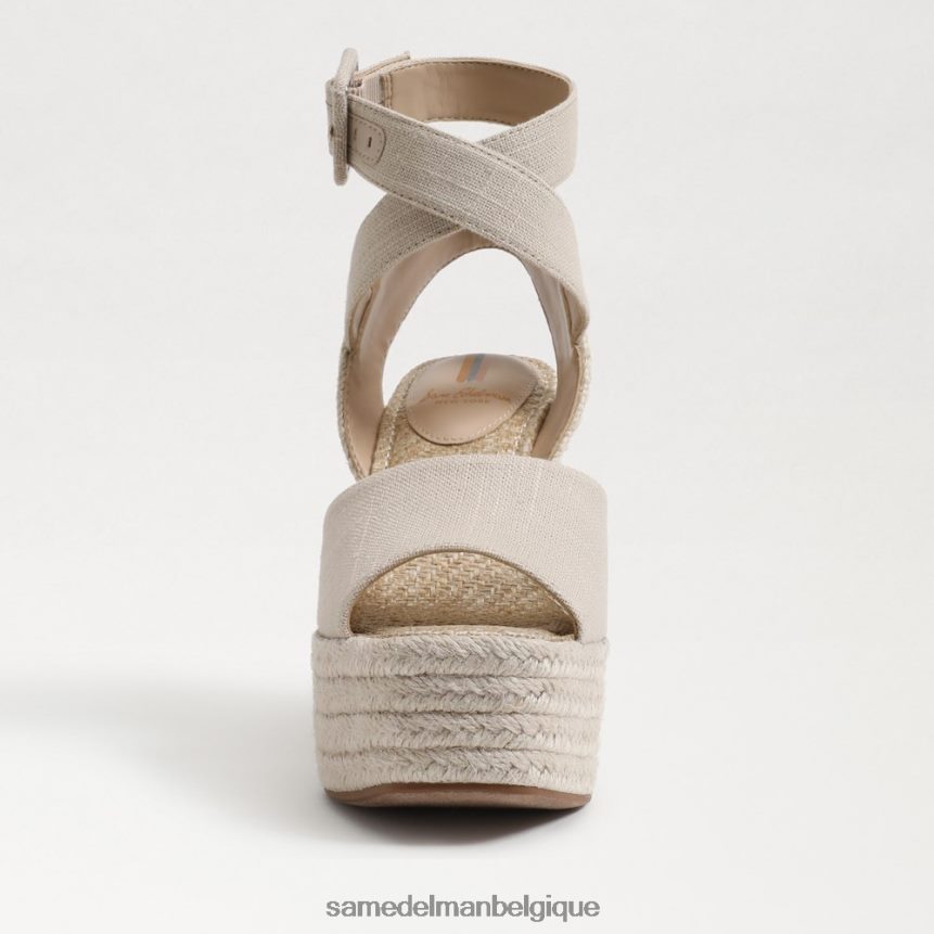 sandale compensée espadrille vada Sam Edelman femmes naturel JZ0XZ0382 chaussure