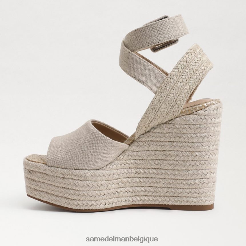 sandale compensée espadrille vada Sam Edelman femmes naturel JZ0XZ0382 chaussure