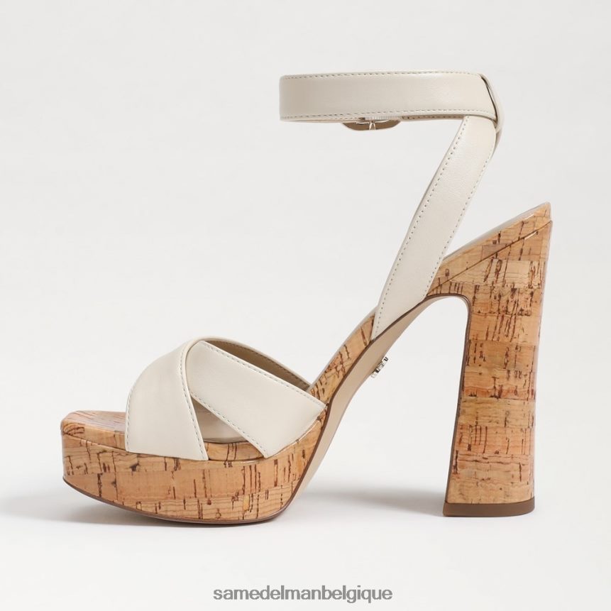sandale à plateforme Kayna Sam Edelman femmes ivoire moderne JZ0XZ0511 chaussure