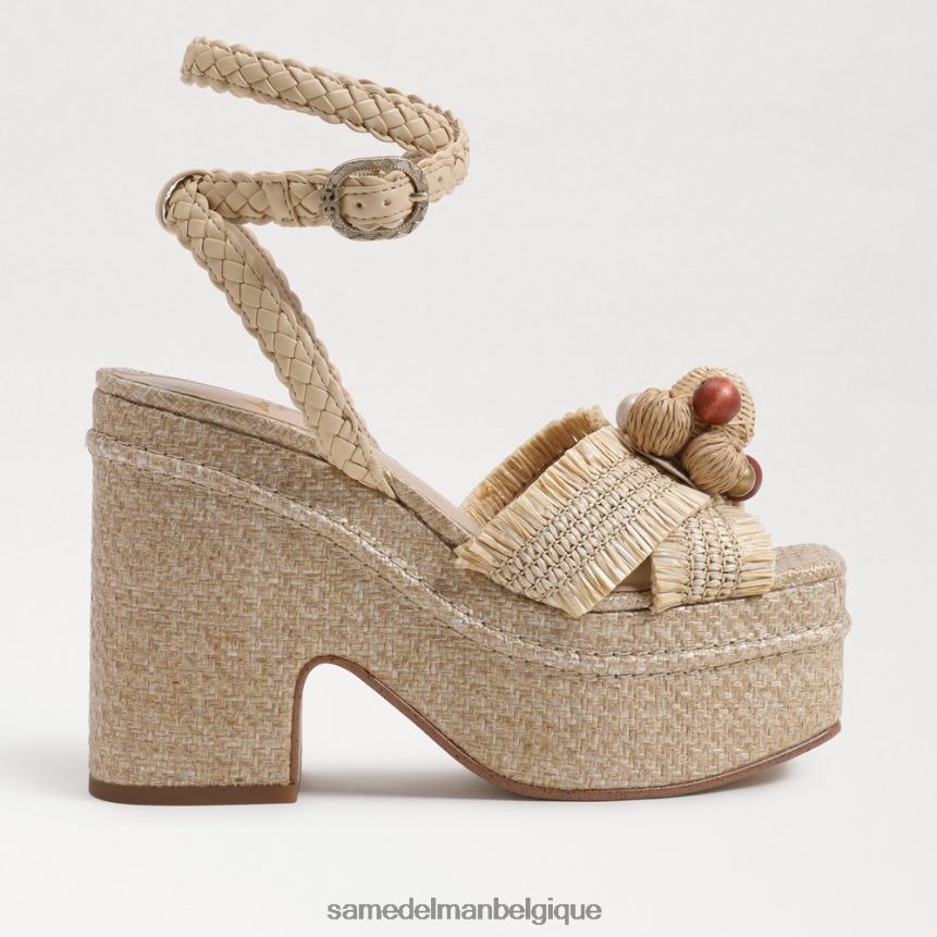 sandale à plateforme tate Sam Edelman femmes coquille d'oeuf JZ0XZ0689 chaussure