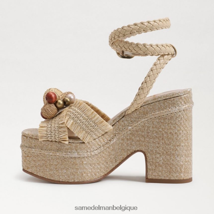 sandale à plateforme tate Sam Edelman femmes coquille d'oeuf JZ0XZ0689 chaussure