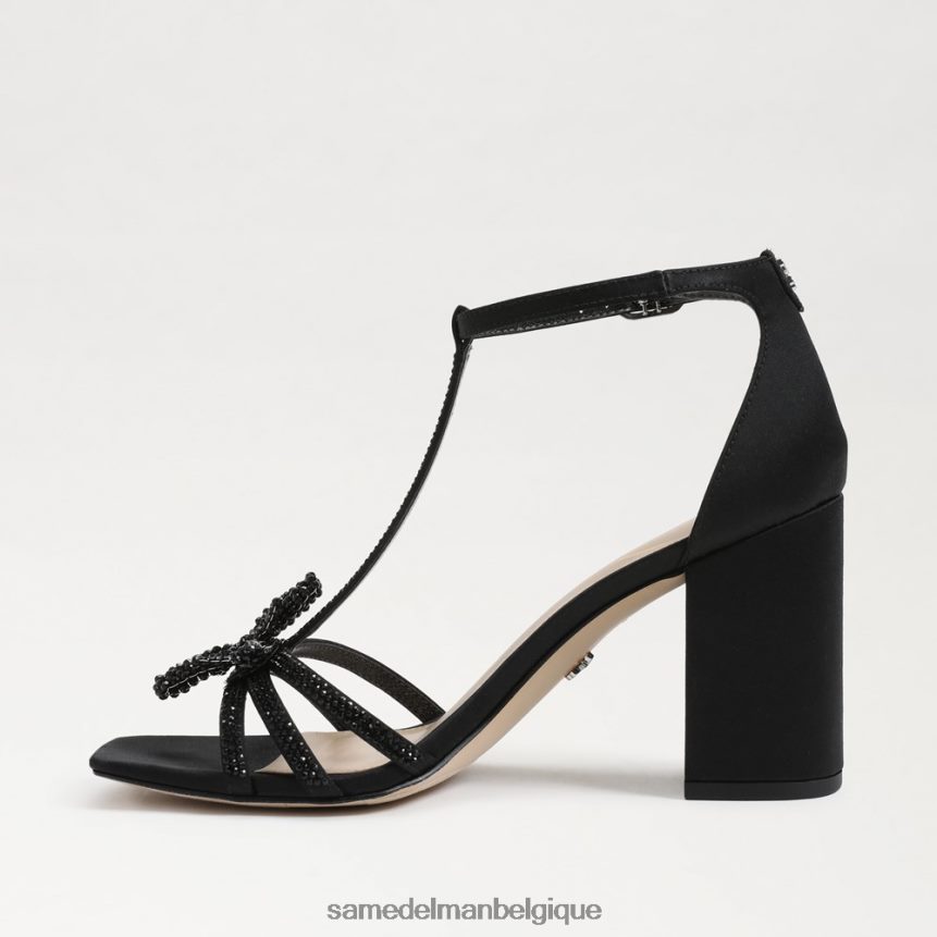 sandale à talon carré donnie Sam Edelman femmes noir JZ0XZ0691 chaussure