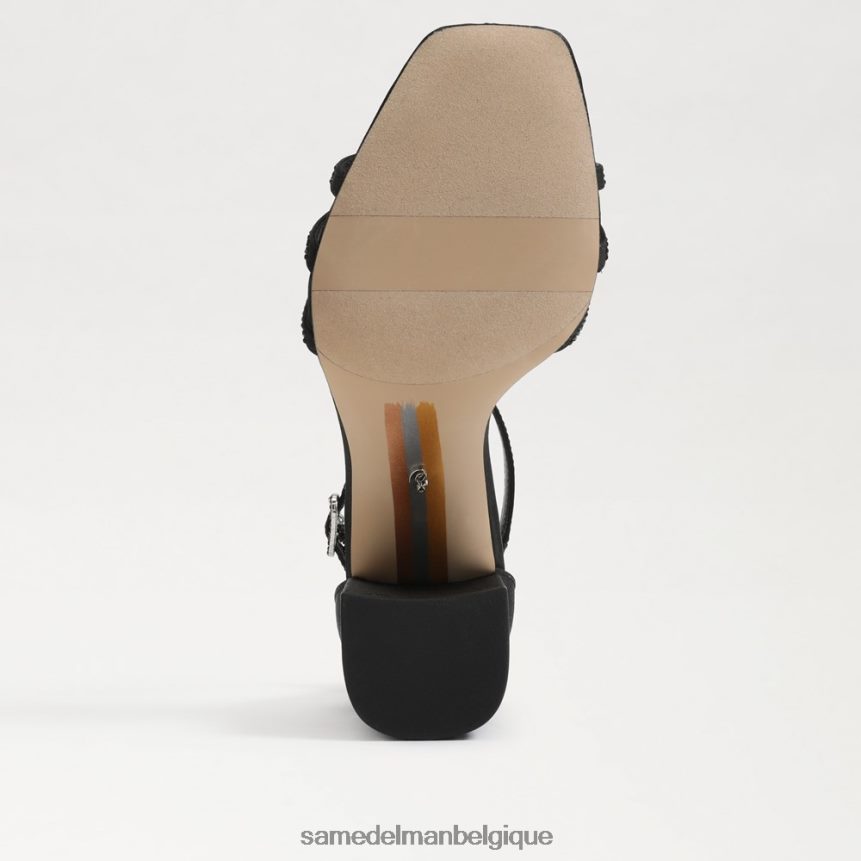 sandale à talon carré donnie Sam Edelman femmes noir JZ0XZ0691 chaussure