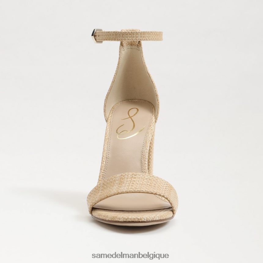 sandale à talon carré yaro Sam Edelman femmes hêtre blanchi JZ0XZ0322 chaussure