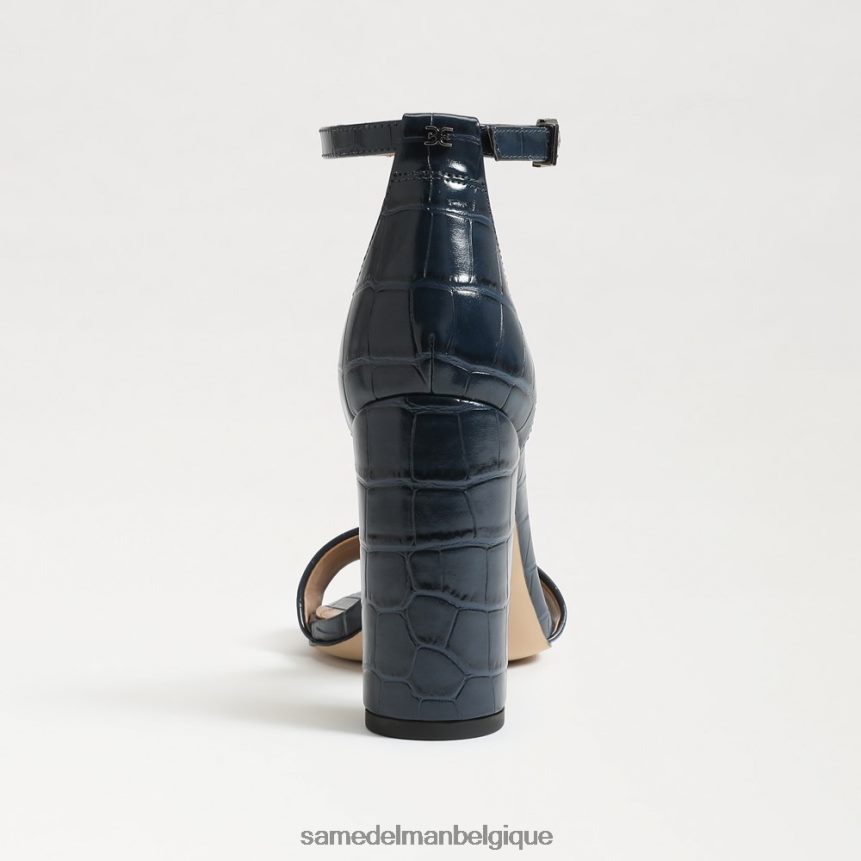 sandale à talon carré yaro Sam Edelman femmes marine du Pacifique JZ0XZ0330 chaussure