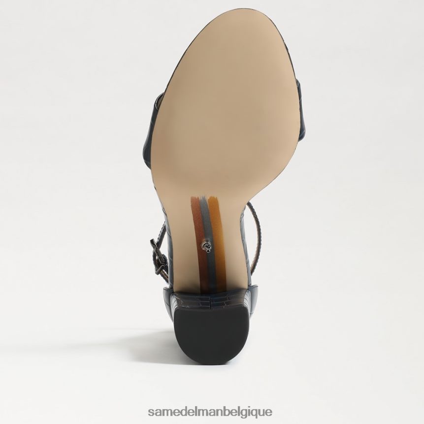 sandale à talon carré yaro Sam Edelman femmes marine du Pacifique JZ0XZ0330 chaussure