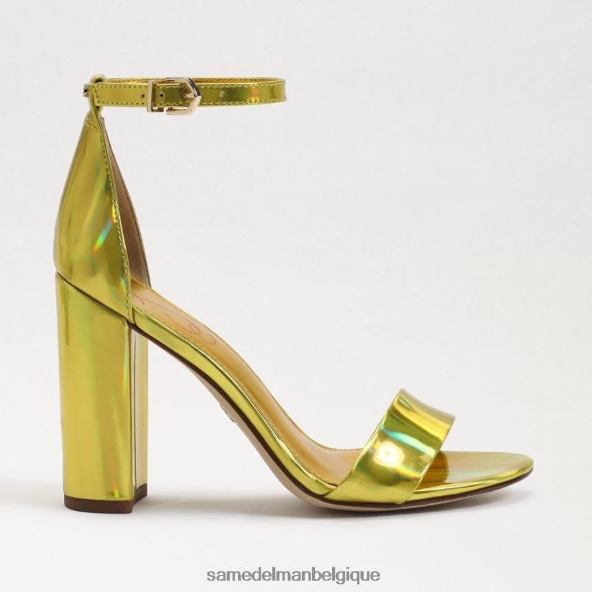 sandale à talon carré yaro Sam Edelman femmes mimosa doré JZ0XZ0333 chaussure