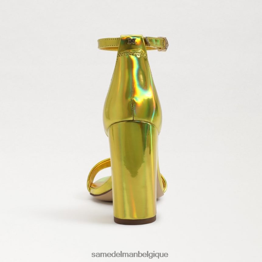 sandale à talon carré yaro Sam Edelman femmes mimosa doré JZ0XZ0333 chaussure