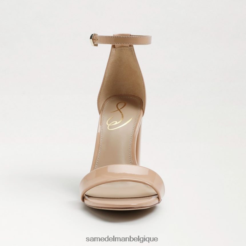 sandale à talon carré yaro Sam Edelman femmes vernis beige blush JZ0XZ0335 chaussure