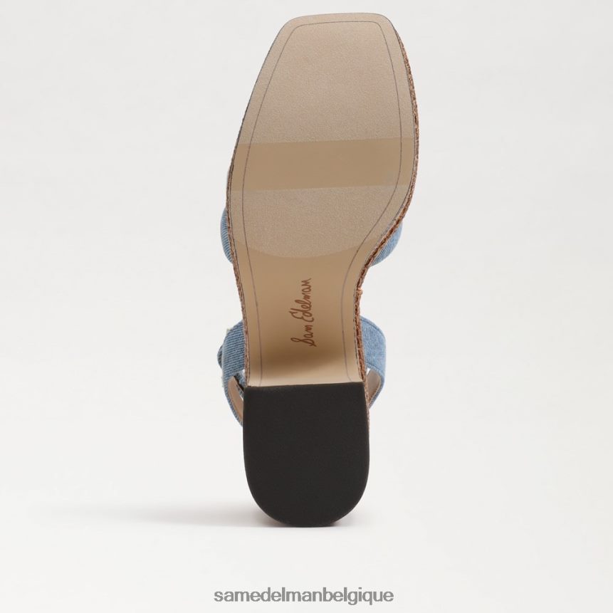 sandale à talon plateforme tibby Sam Edelman femmes bleu montrose JZ0XZ0437 chaussure