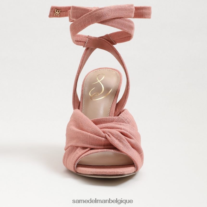 sandale à talons et lanières lenora Sam Edelman femmes Linge d'argile de canyon JZ0XZ0866 chaussure