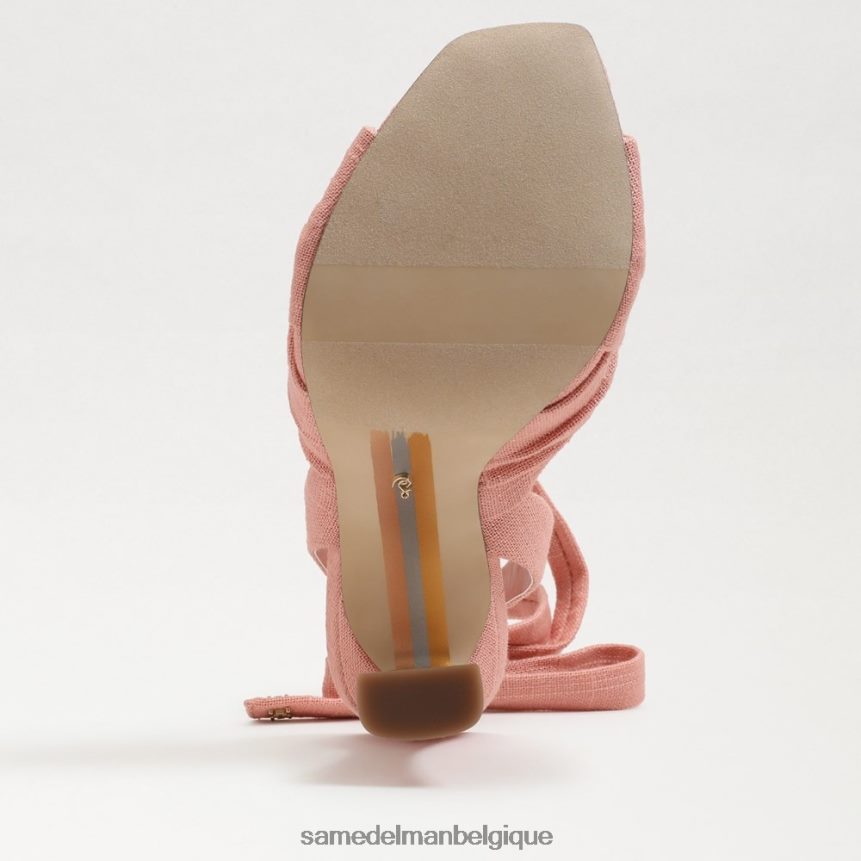 sandale à talons et lanières lenora Sam Edelman femmes Linge d'argile de canyon JZ0XZ0866 chaussure