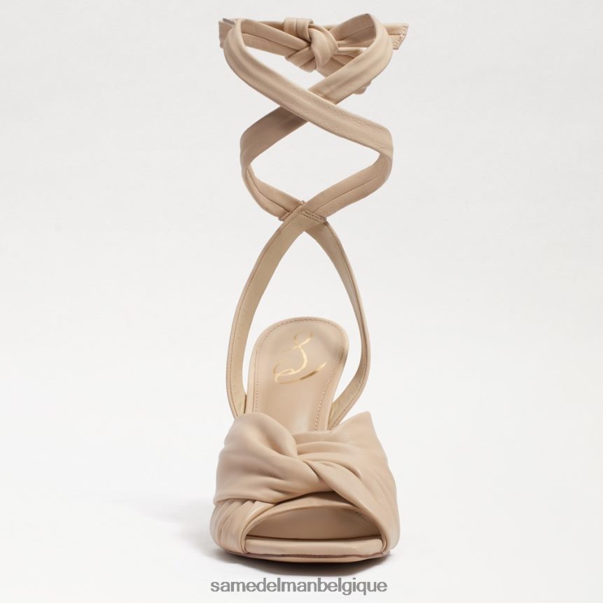 sandale à talons et lanières lenora Sam Edelman femmes cuir sable d'été JZ0XZ0867 chaussure