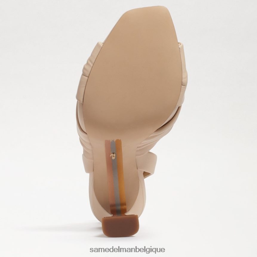 sandale à talons et lanières lenora Sam Edelman femmes cuir sable d'été JZ0XZ0867 chaussure