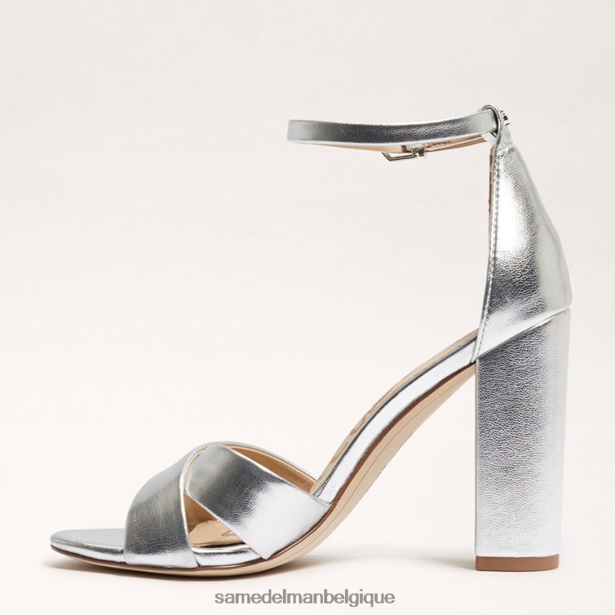 sandale yancy à bride cheville Sam Edelman femmes argent doux JZ0XZ0771 chaussure