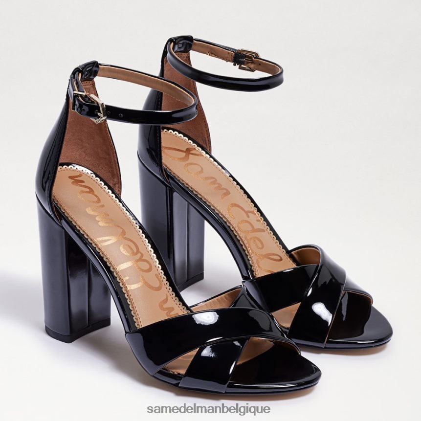 sandale yancy à bride cheville Sam Edelman femmes noir JZ0XZ0772 chaussure