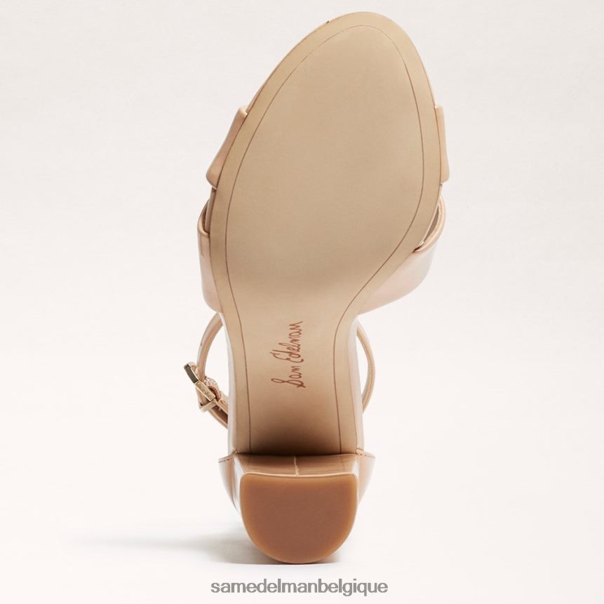 sandale yancy à bride cheville Sam Edelman femmes vernis beige blush JZ0XZ0773 chaussure