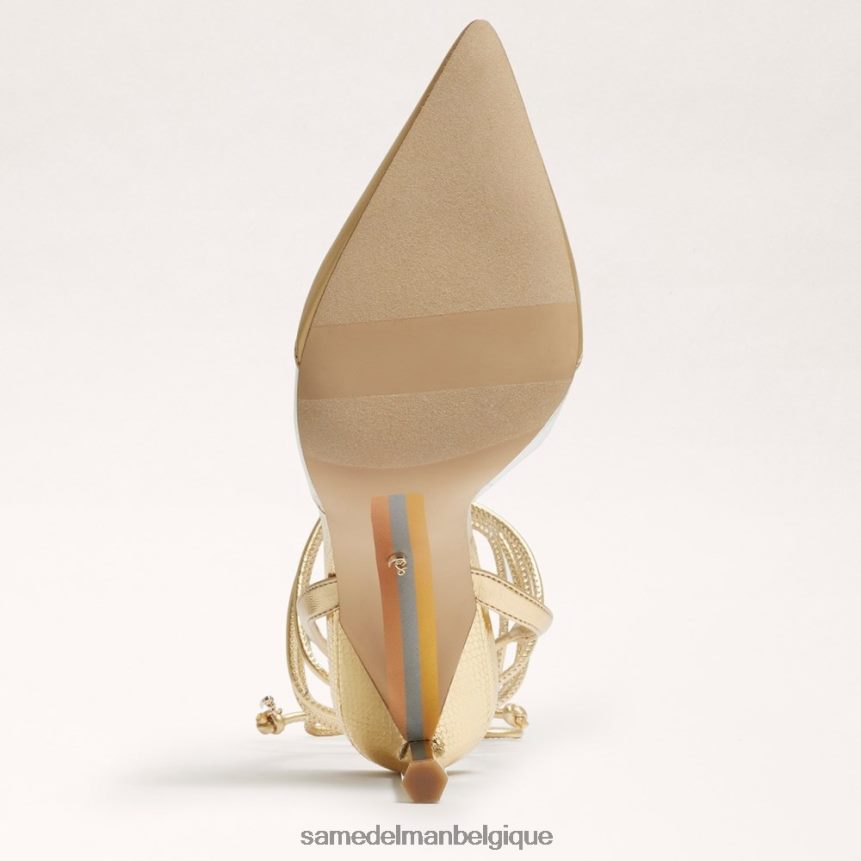 stylet à lanières adrian Sam Edelman femmes ambre doré JZ0XZ0268 chaussure