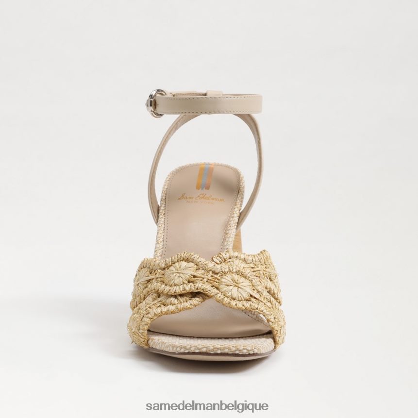 talon bloc kacie Sam Edelman femmes sable naturel/d'été JZ0XZ0706 chaussure