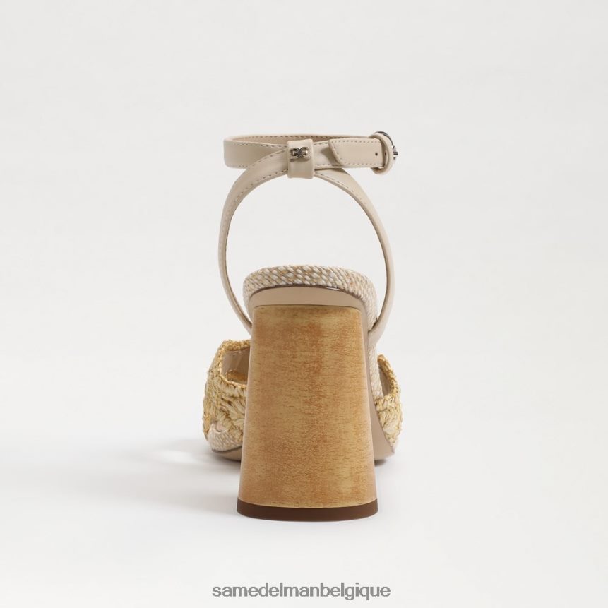 talon bloc kacie Sam Edelman femmes sable naturel/d'été JZ0XZ0706 chaussure
