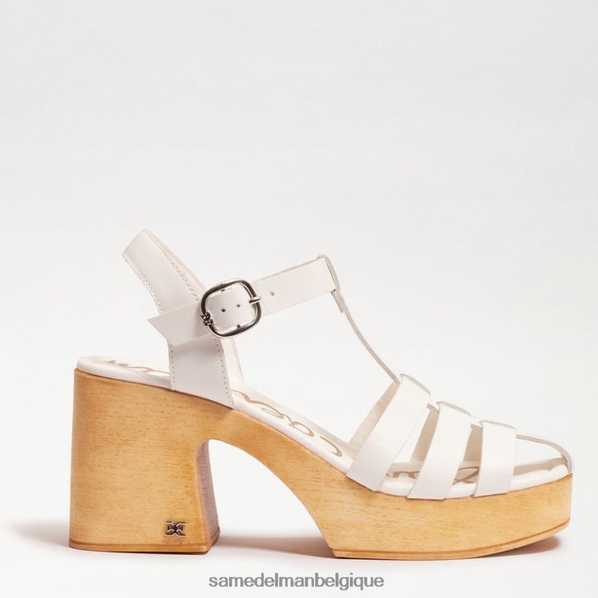 talon bloc plateforme margritte Sam Edelman femmes blanc JZ0XZ0658 chaussure