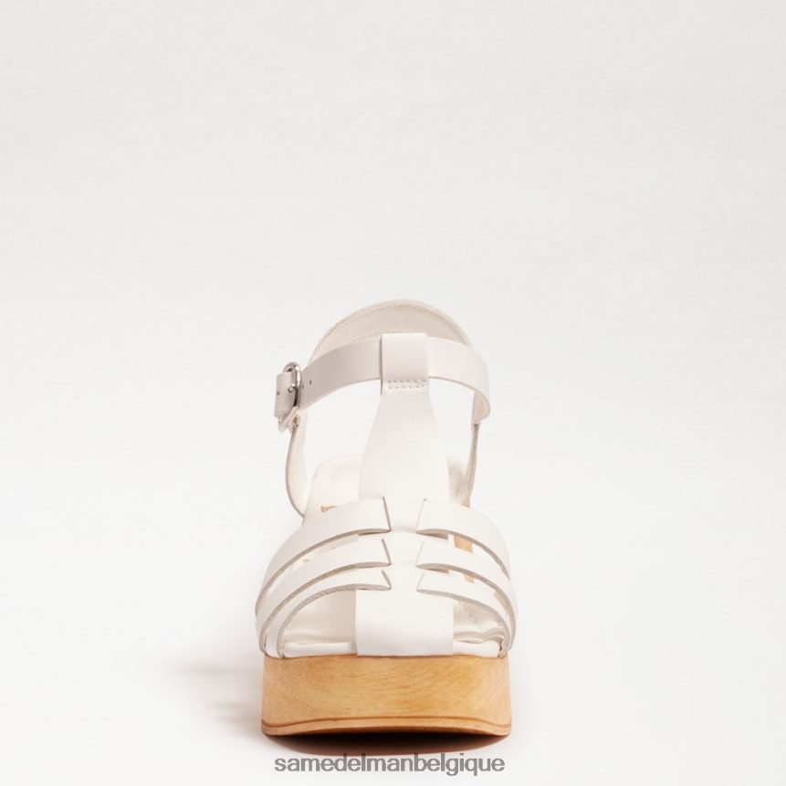 talon bloc plateforme margritte Sam Edelman femmes blanc JZ0XZ0658 chaussure