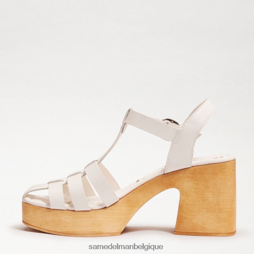 talon bloc plateforme margritte Sam Edelman femmes blanc JZ0XZ0658 chaussure