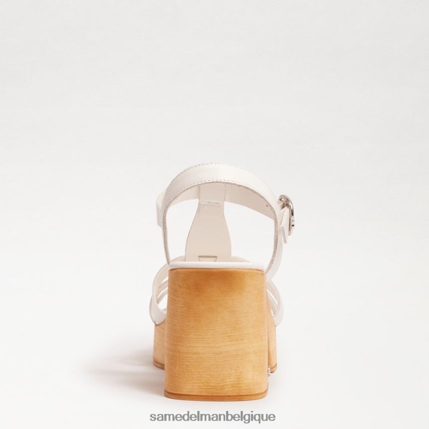 talon bloc plateforme margritte Sam Edelman femmes blanc JZ0XZ0658 chaussure