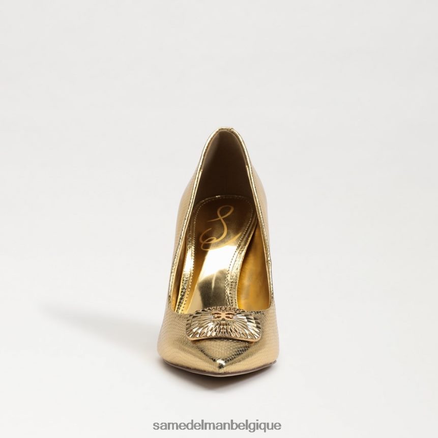 talon à bout pointu radiant noisette Sam Edelman femmes ambre or JZ0XZ0656 chaussure