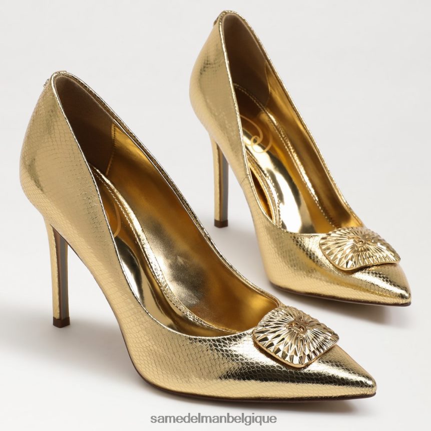 talon à bout pointu radiant noisette Sam Edelman femmes ambre or JZ0XZ0656 chaussure
